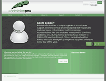 Tablet Screenshot of admissionpros.com